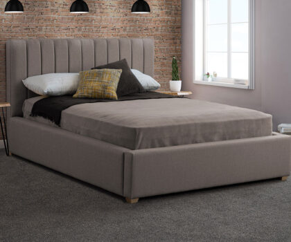 Lilith-linen Brown bed