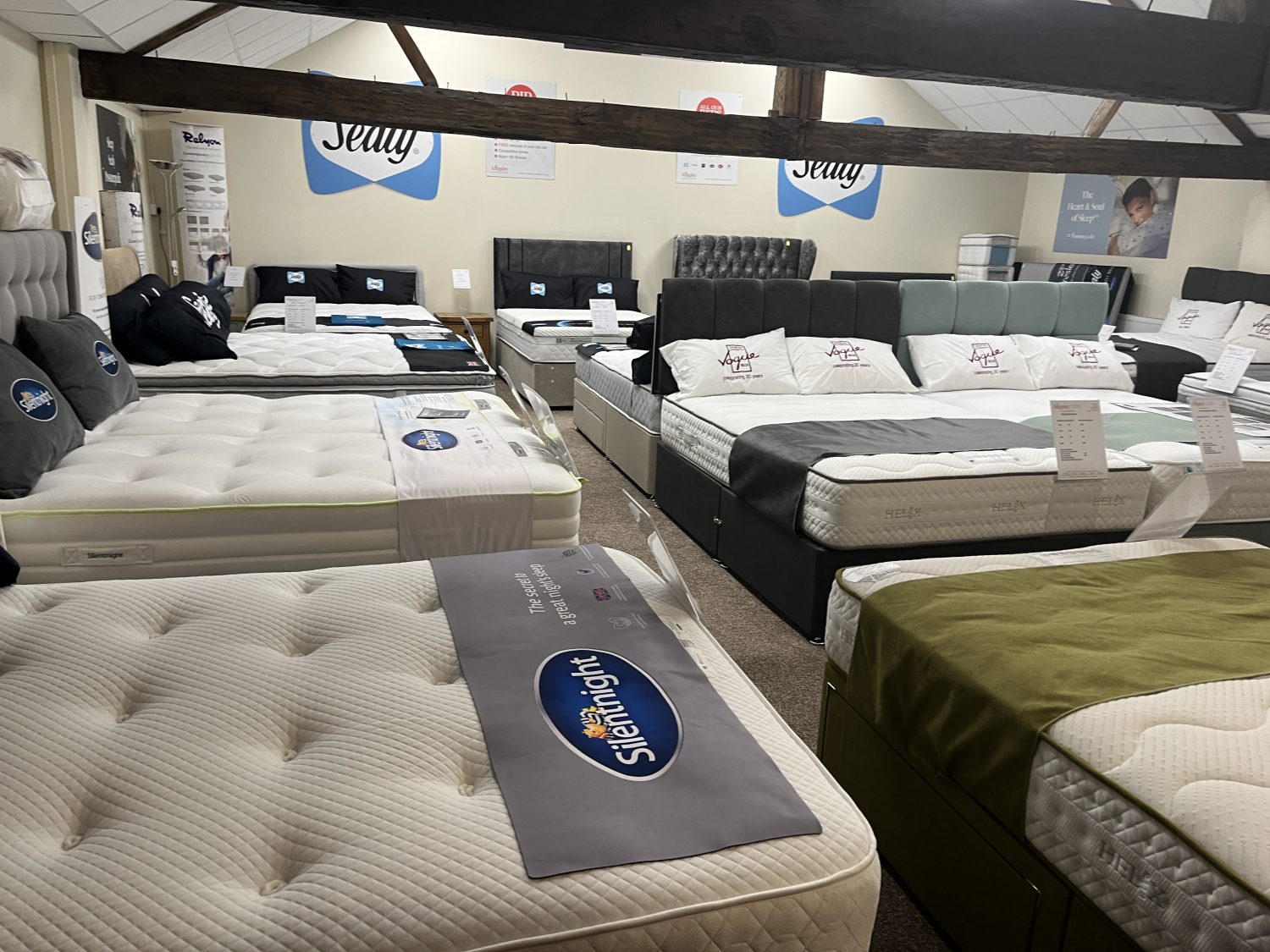 SEALY Beds available to view at our  Frodsham store