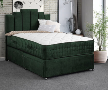 Verdi-Concept dark green double bed