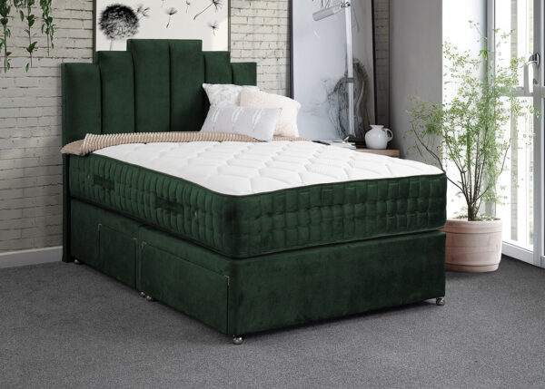 Verdi-Concept dark green double bed
